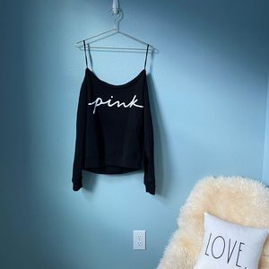 PINK Everyday Lounge Off the Shoulder Sweatshirt
